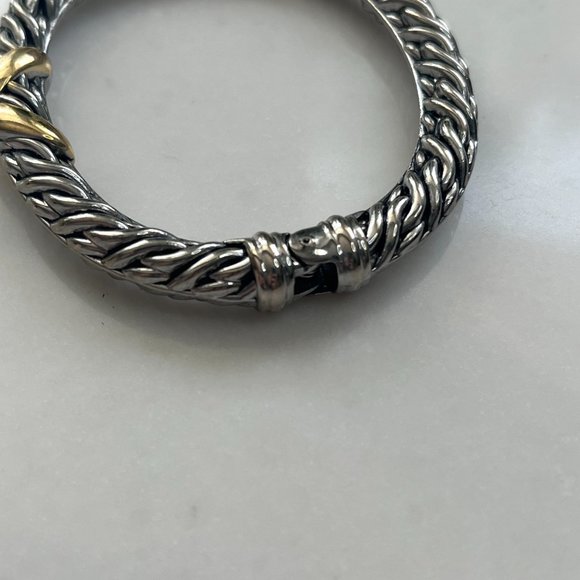Silver color and gold color bracelet - Picture 6 of 7